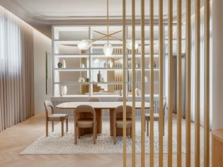 Jeux de claustras pour cet appartement haussmannien haut de gamme